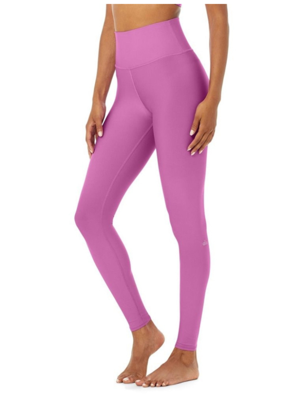 Women's Alo Yoga High Waist Airlift Legging in Electric Violet Size Medium